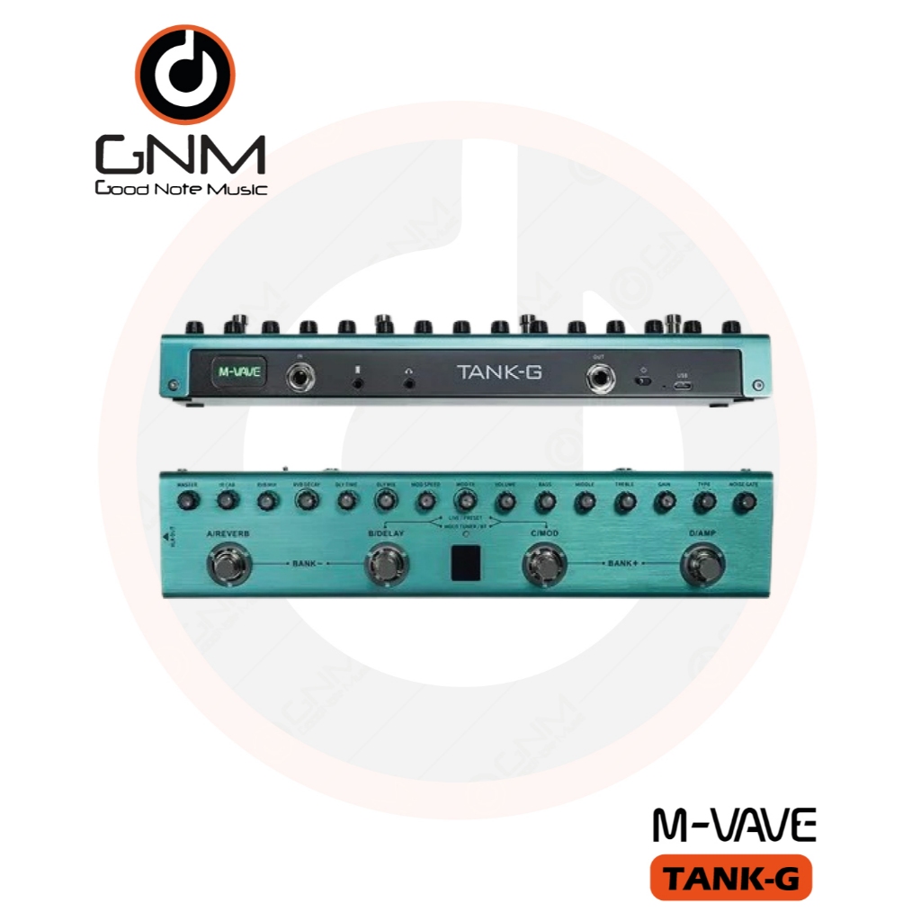 เอฟเฟคกีตาร์ M-VAVE Tank-G Guitar Multi Effect