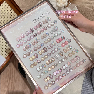 มี 3 รุ่น YUUJA 32 สี ชมพูสีเจลแคทอายเนื้อซาติน สีเจลกลิซเตอร์ แถมชาร์ทสี（ปลอดสาร TPO /HEMA /TMPTA )