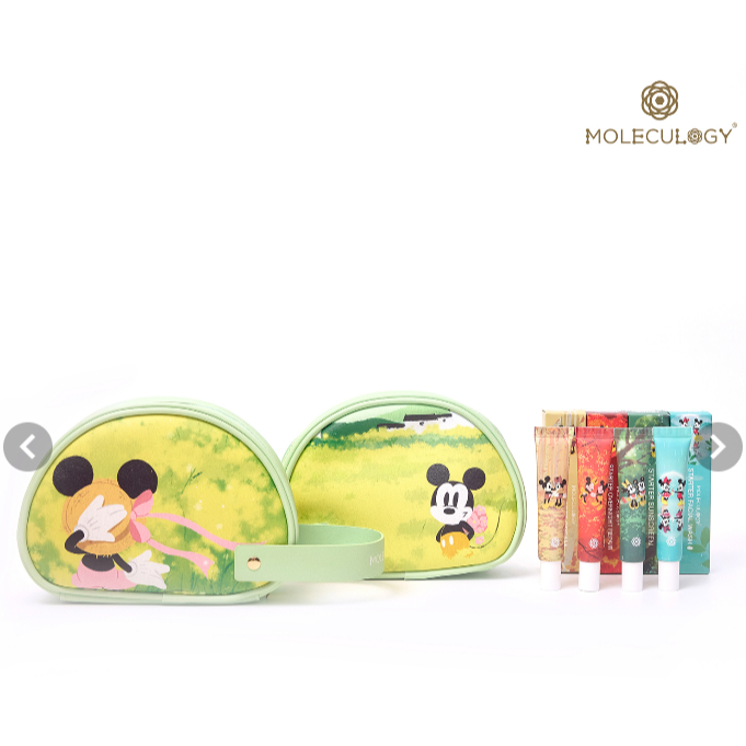 Moleculogy Travel Skincare Bag Set ❤️ (Mickey & Minnie Collection) Moleculogy Skin Care