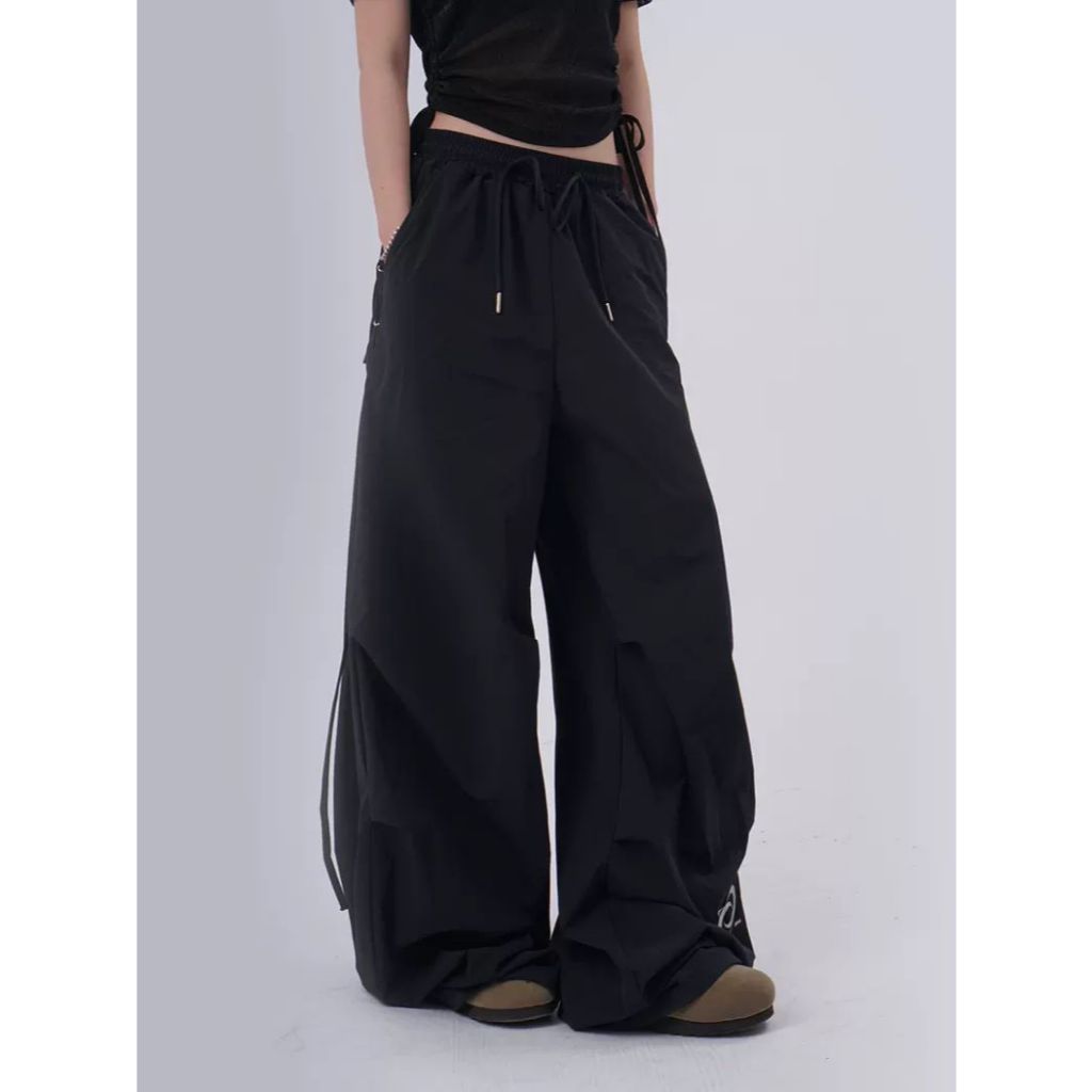 [Deformable dance wide-leg pants]กางเกงขากว้างสไตล์แจ๊สแดนซ์สำหรับผู้หญิงสไตล์ย้อนยุคสไตล์อเมริกัน - รูปที่ 4