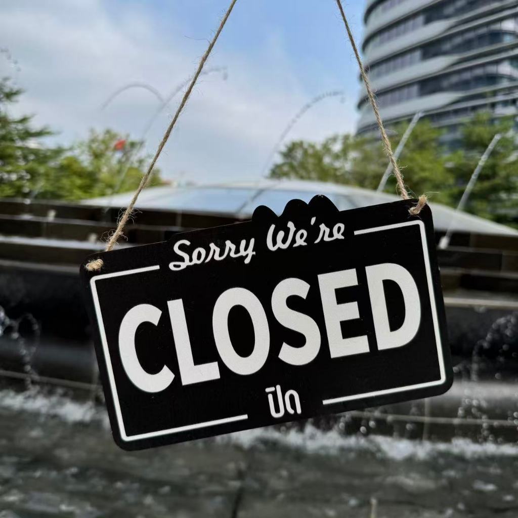 ป้ายแขวน 2หน้า ปิด เปิด ป้ายเปิดปิด ป้ายประตูร้านแ OPEN/CLOSED ป้ายร้านอาหาร ทำจากแผ่นไม้  ไม่บวมไม่ลอก แถมเชือก ตะขอ - รูปที่ 5