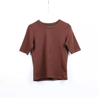 CHEWA Mellow Comfy Tee - เสื้อแขนศอก ผ้าร่อง - 8246