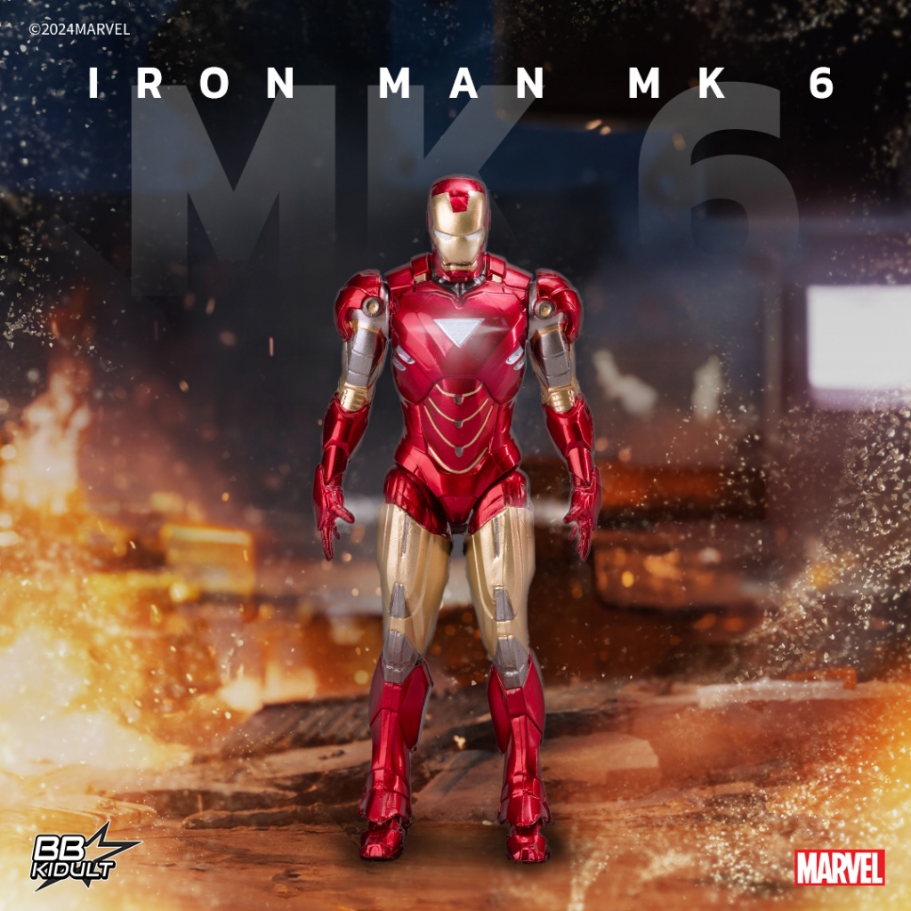 (ลิขสิทธิ์แท้) Iron Man 1-7 / 42-50 / 85  ขนาด 4-inch จาก ZD TOYS MARVEL THAILAND - รูปที่ 5