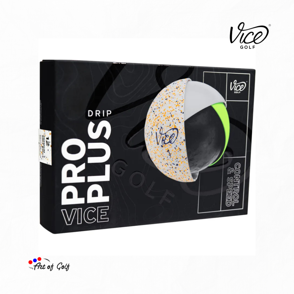 ลูกกอล์ฟ Vice Golf - รุ่น Pro Plus (Drip Orange Navy)