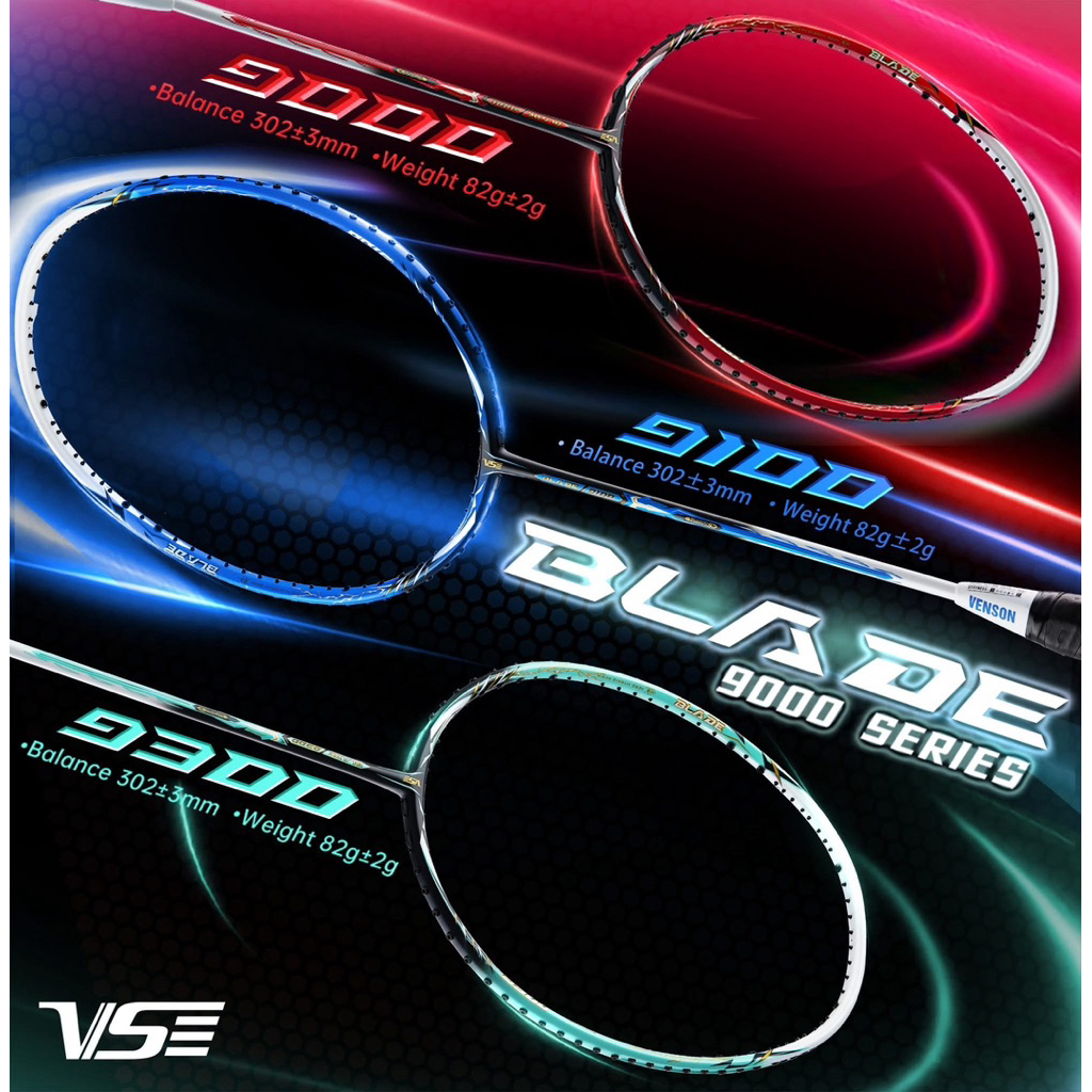 VS Blade Series 9000 9100 9300 ไม้แบดมินตัน แถมเอ็น กริป ซอง ประกันศูนย์ไทย6เดือน