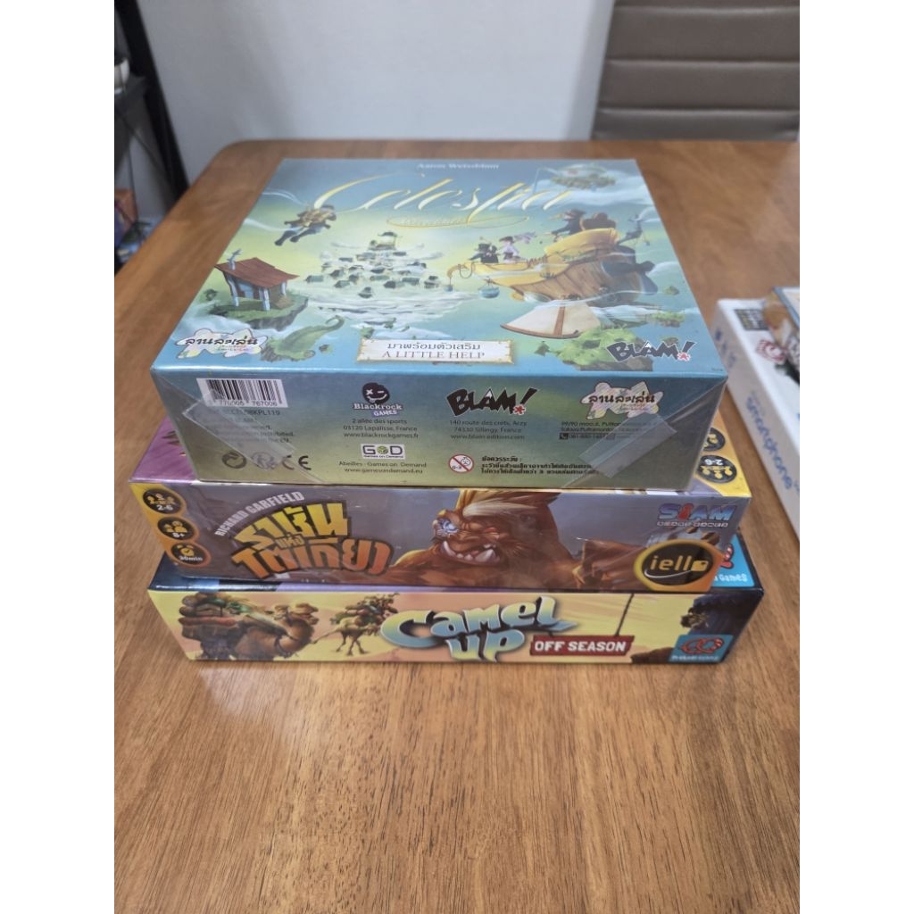 Boardgame มือ 1 มือ 2 สภาพดี ราคาถูก King of Tokyo Camel up Catan Azul Smartphone Bang