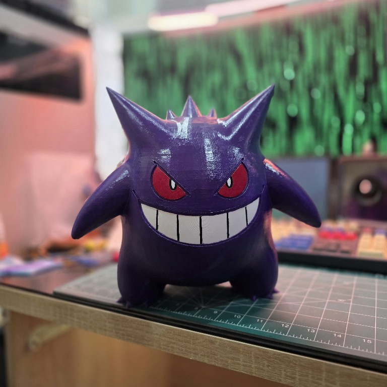 Genger สูง26ซม. ทำสีและพ่นเเลกเกอร์แล้ว [3D Print]