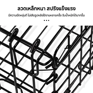 ตะกร้าแขวนขนาดใหญ่ พับได้ ตะกร้ารับพัสดุหน้าบ้าน รับน้ำหนักได้เยอะ ทนแดด ทนฝน วัสดุแข็งแรง