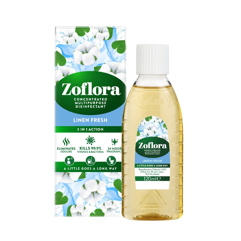 (ของแถมงดจำหน่าย) GWP Unbox Zoflora โซฟลอรา น้ำยาฆ่าเชื้อเข้มข้น 120 มล. คละกลิ่น