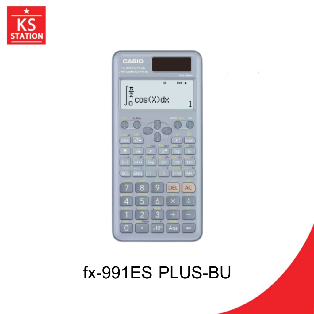 CASIO เครื่องคิดเลข รุ่น FX-991ES PLUS-BU 2nd edition, FX-991ES PLUS-PK 2nd edition