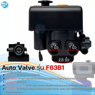 หัวควบคุม ถังกรองน้ำไฟเบอร์ คาร์บอน เรซิ่น Auto Control Valve หัววาล์วออโต้ F67B1 F63B1 F71Q1 F117Q1