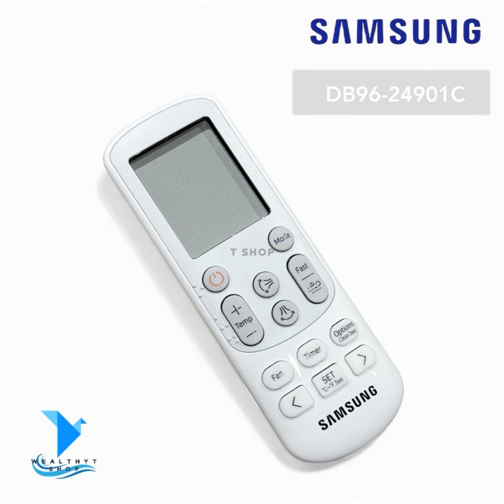 DB96-24901C รีโมทแอร์ Samsung รีโมทแอร์ซัมซุง ใช้แทน DB93-15882Q, DB96-24901F (ของแท้)