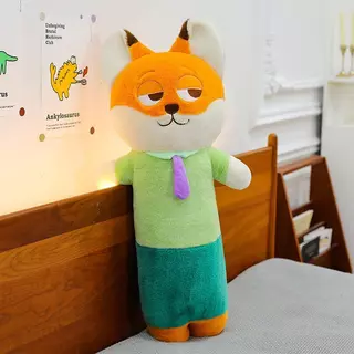 🔥สินค้ามาใหม่🔥 ตุ๊กตา Zootopia หมอนยาวจิ้งจอกสุดน่ารัก ตุ๊กตากระต่าย Judy Nick ของเล่นช่วยนอนหลับสำหรับเด็กผู้หญิง