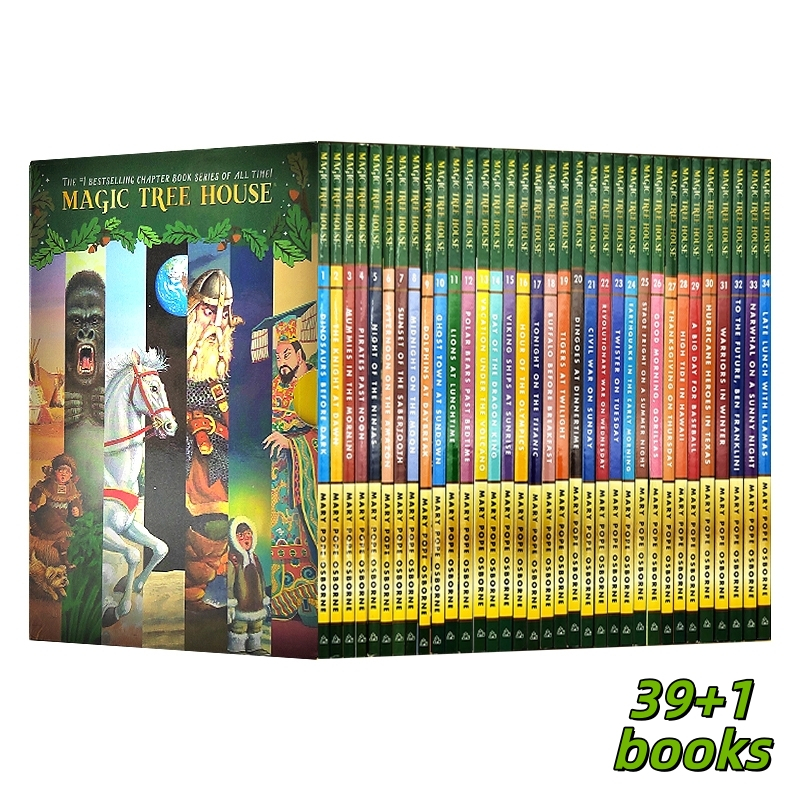 The Magic Tree House 39+1 Books English Reading Extracurricular Reading for Primary and Secondary