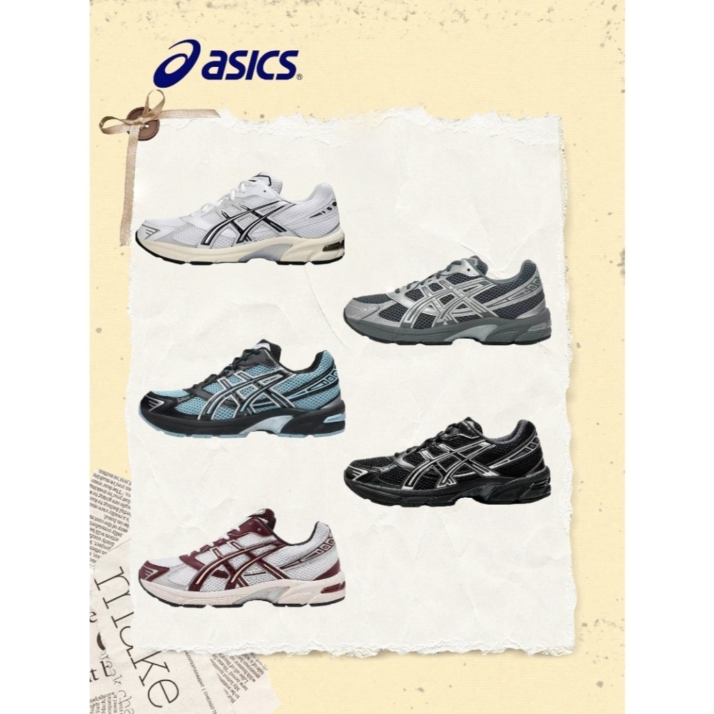 ASICS ຮອງເທົ້າວິ່ງ GEL-1130 ເບົາ ໜາ ລະບາຍອາກາດດີ ອອກແບບໃຫ້ໃສ່ທຸກມື້ ກັນລື່ນ