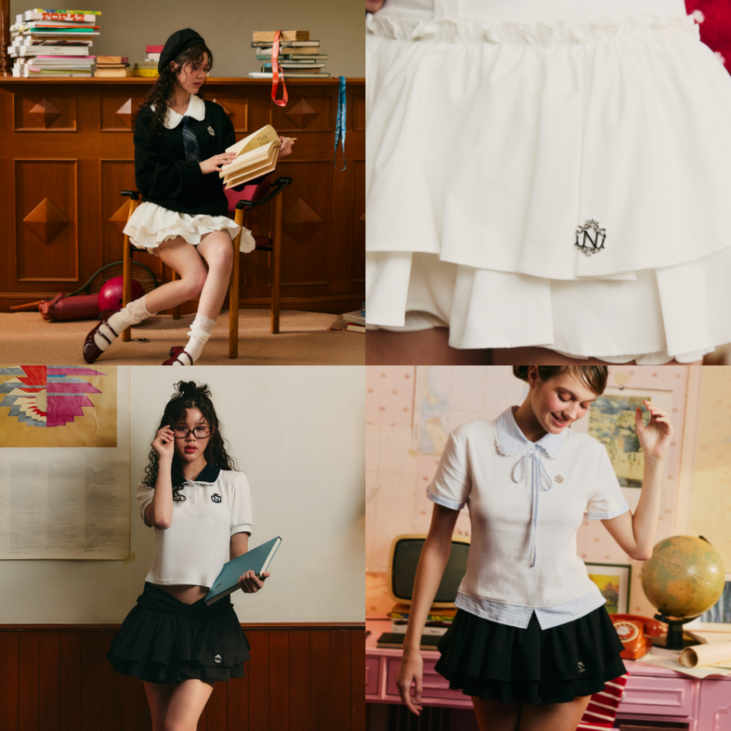Nineties Design : Class Of Nineties Skirts กระโปรงระบายสั้น รุ่น Cheerly