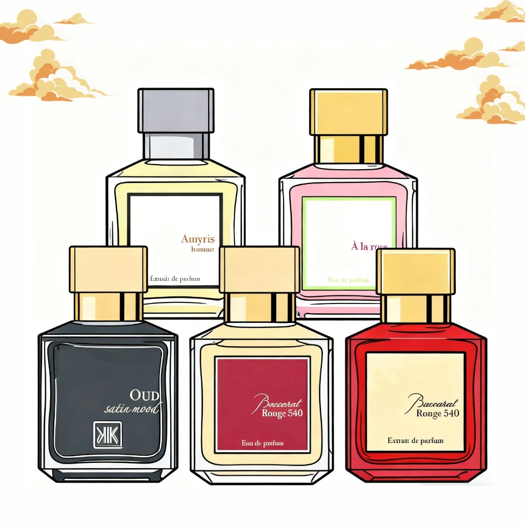 【สินค้าพร้อมส่ง】Baccarat Rouge 540 / Parfum / Oud Satin Mood 2ml/5ml/10ml กลิ่นยูนิเซ็กซ์