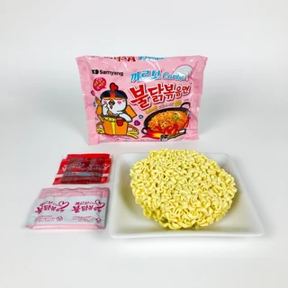 บูลดักคาร์โบนาร่า Samyang 불닭볶음면 까르보 Buldak Carbo Hot Chicken รสคาร์โบนาร่า มาม่าเผ็ดเกาหลี
