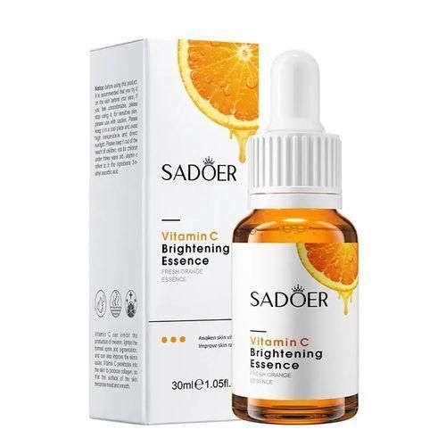 SADOER Vitamin C Brightening Essence เซรั่ม ส้ม 30ml. กล่องขาวส้ม