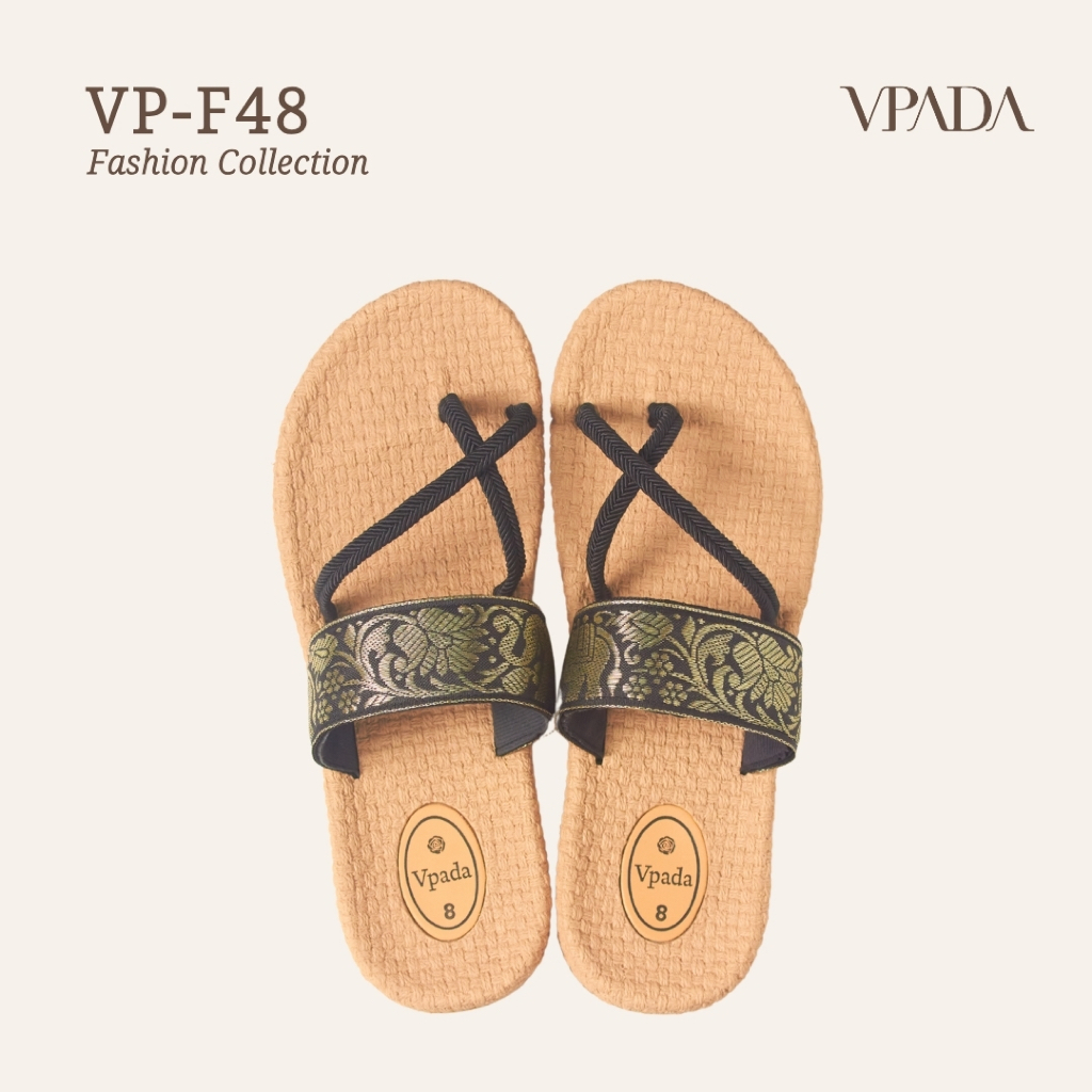 Vpada_sandals_VP-F48 Fashion Collection รองเท้าแตะชายหาดแบน รองเท้าแตะแฟชั่น