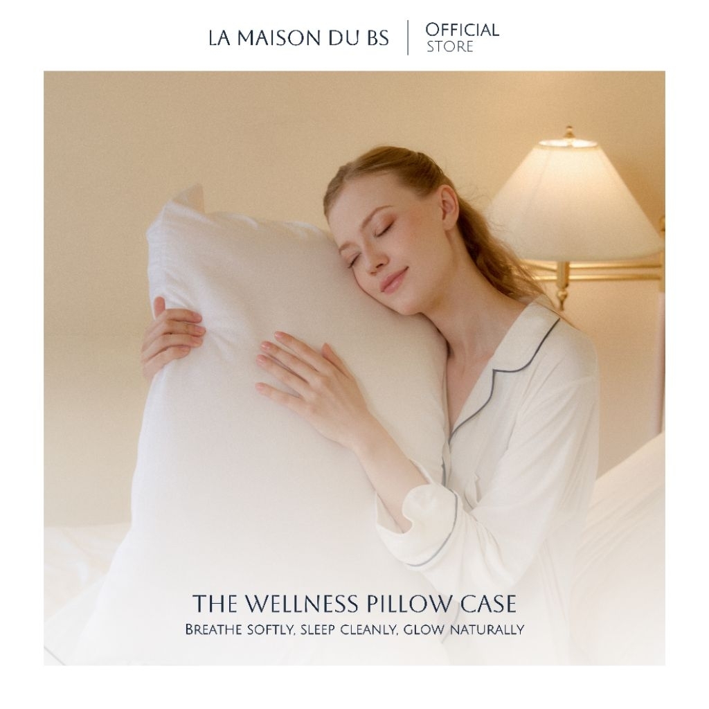 ปลอกหมอน Natural Bamboo Fiber Pillow Case ใยไผ่ธรรมชาติ  จาก La Maison du BS - ออกแบบเพื่อ คนรักสุขภาพและผิวหน้าโดยเฉพาะ