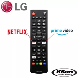 รีโมททีวี สมาร์ททีวี แอลจี ใช้กับทีวีจอแบนแอลจีได้ทุกรุ่น LG TV Remote Control รุ่น AKB75675301