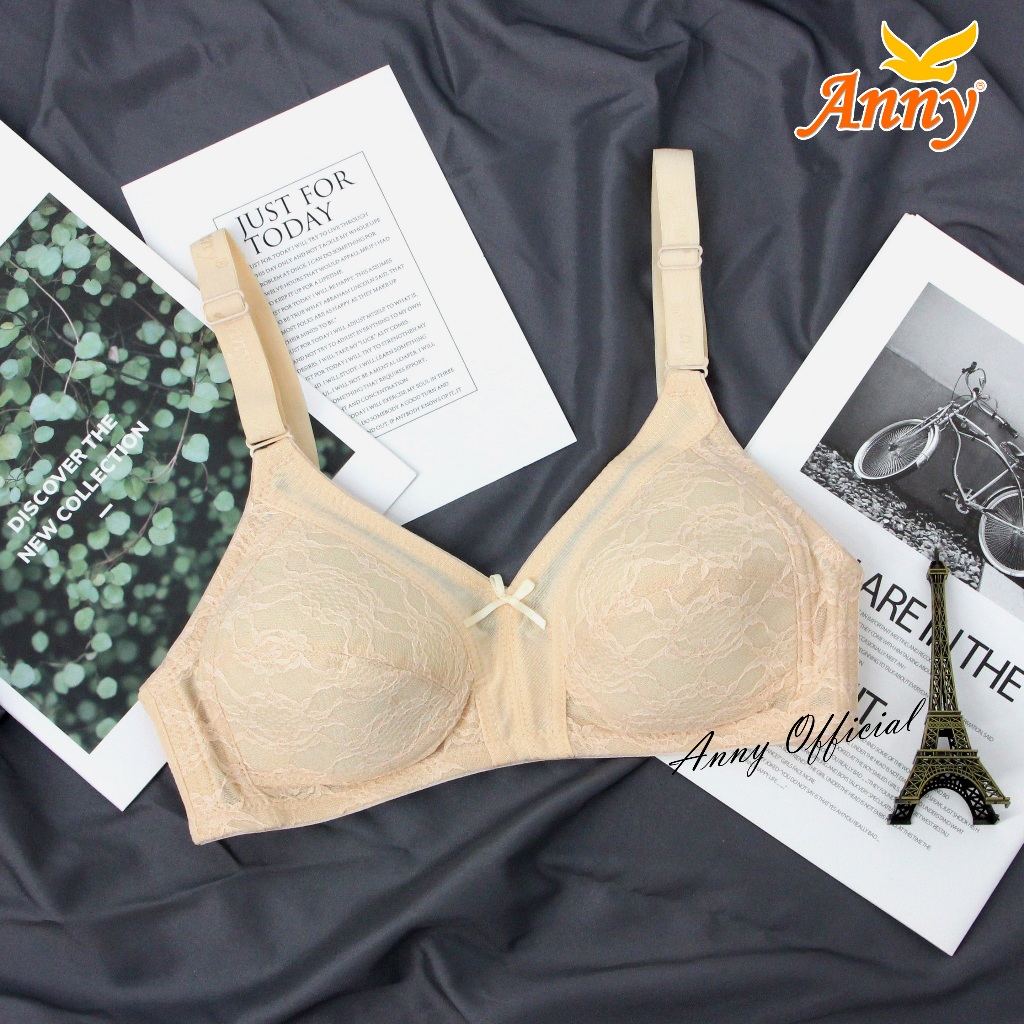 ชุดชั้นใน Anny รุ่นB010_s1 คัพB-C เสื้อใน 3ตะขอ บราไร้โครง ฟองน้ำบางเฉียบ2mm ผ้าด้านข้างเป็นผ้าตะข่ายกว้าง เต็มทรง