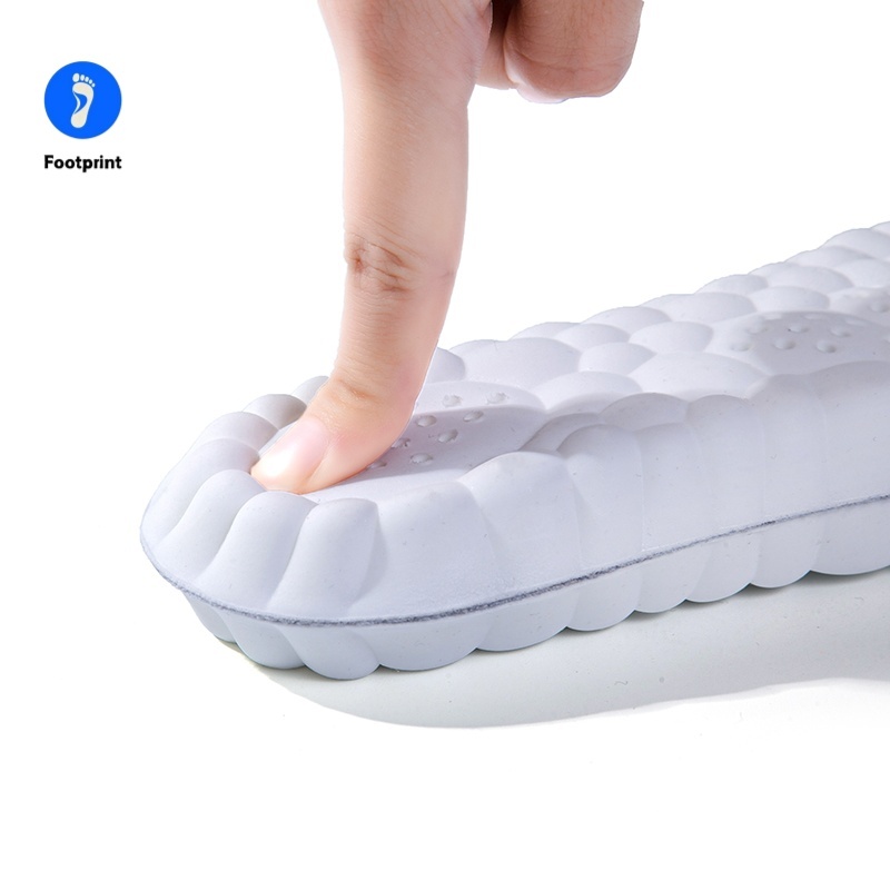 1 คู่พื้นรองเท้ากีฬา ลาเท็กซ์ยืดหยุ่นสูง รองรับส่วนโค้งและดูดซับแรงกระแทก - รูปที่ 7