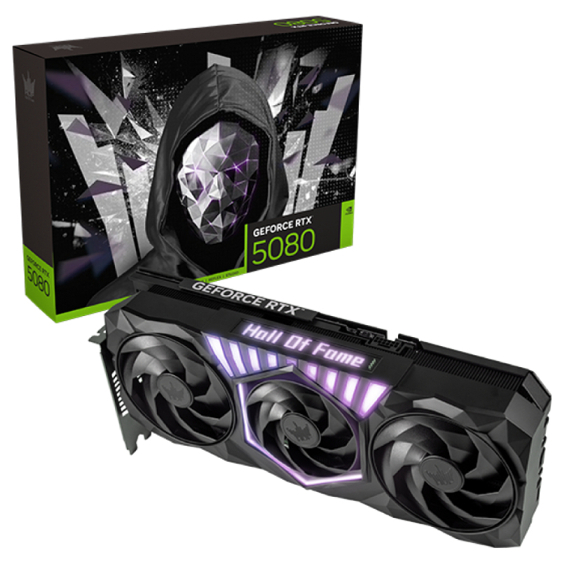 GALAX RTX5080 HOF GAMING BLACK EDITION 16GB GDDR7