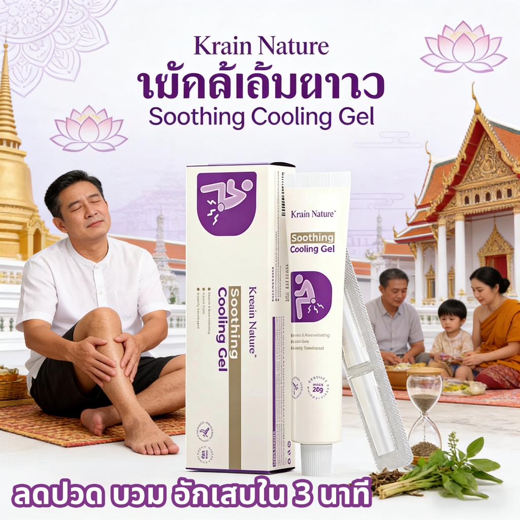 ⭐⭐Kreain Nature เจลริดสีดวงทวาร บรรเทาอาการปวดอย่างอ่อนโยน ด้วยสูตรสมุนไพร ครีมทาริดสีดวง ใช้ง่ายเห็