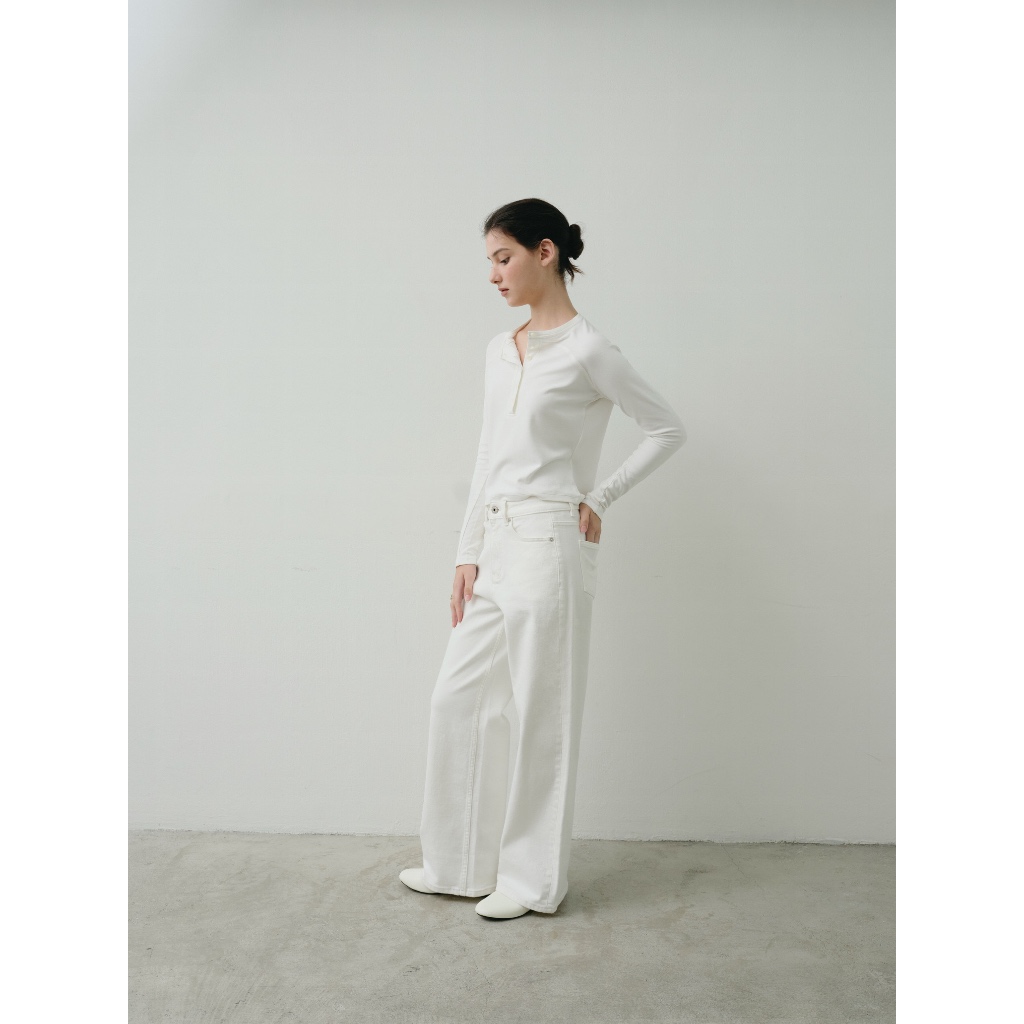 (สินค้าพร้อมส่ง) Hounddown - Noel Long Sleeve Tee - รูปที่ 4