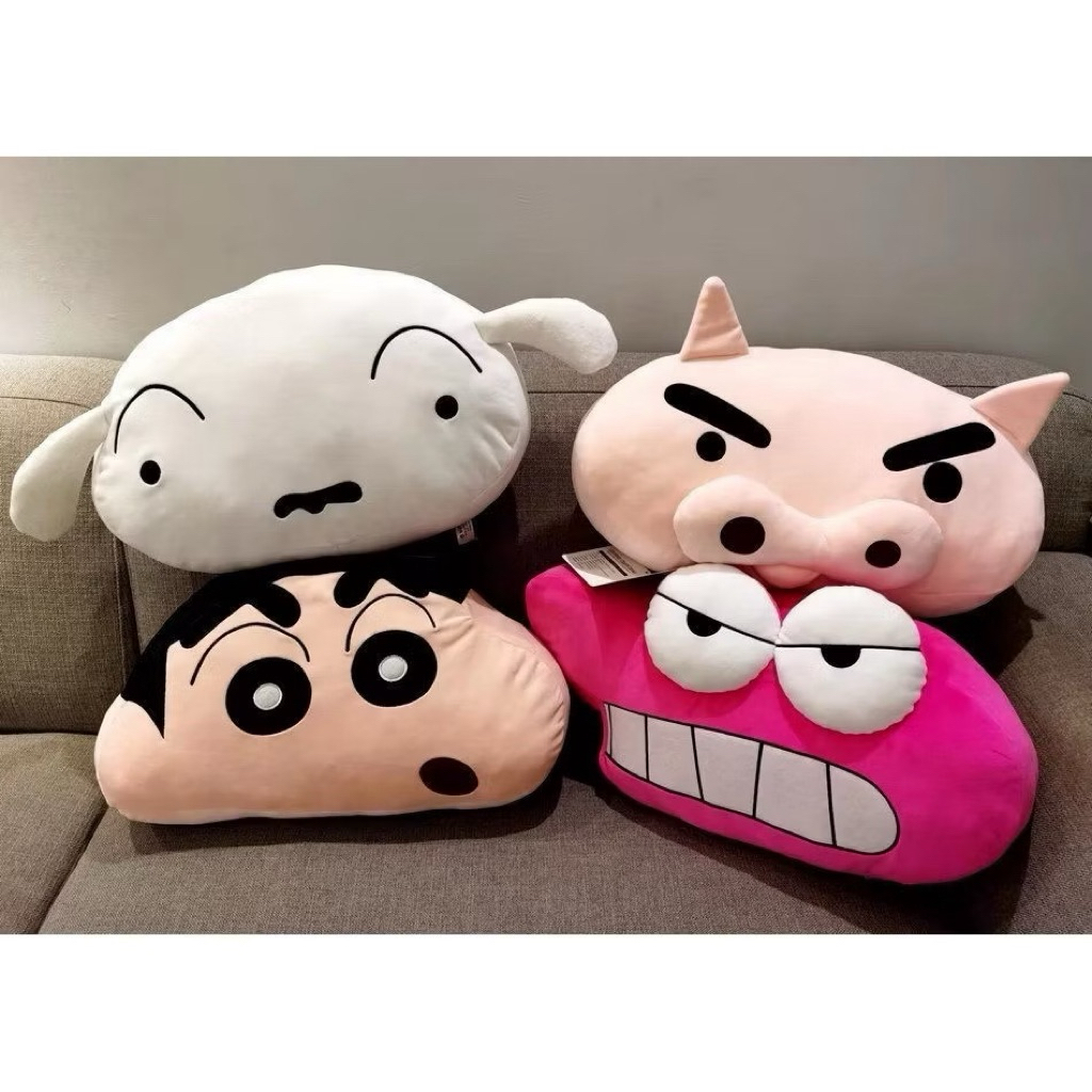 พร้อมส่ง TH! หมอนพิงหลังชินจัง 35cm ของแท้ลิขสิทธิ์ 100% นุ่มเด้ง ของใหม่มือหนึ่งเกรด 1