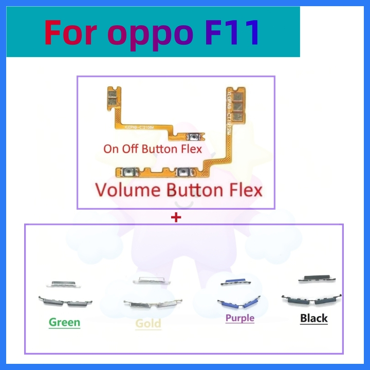 แพรปุ่มสวิตปิดเปิด ปุ่มเปิดปิด ปุ่มเปิดเสียง ปุ่มสวิตช์นอก สําหรับ Oppo F11