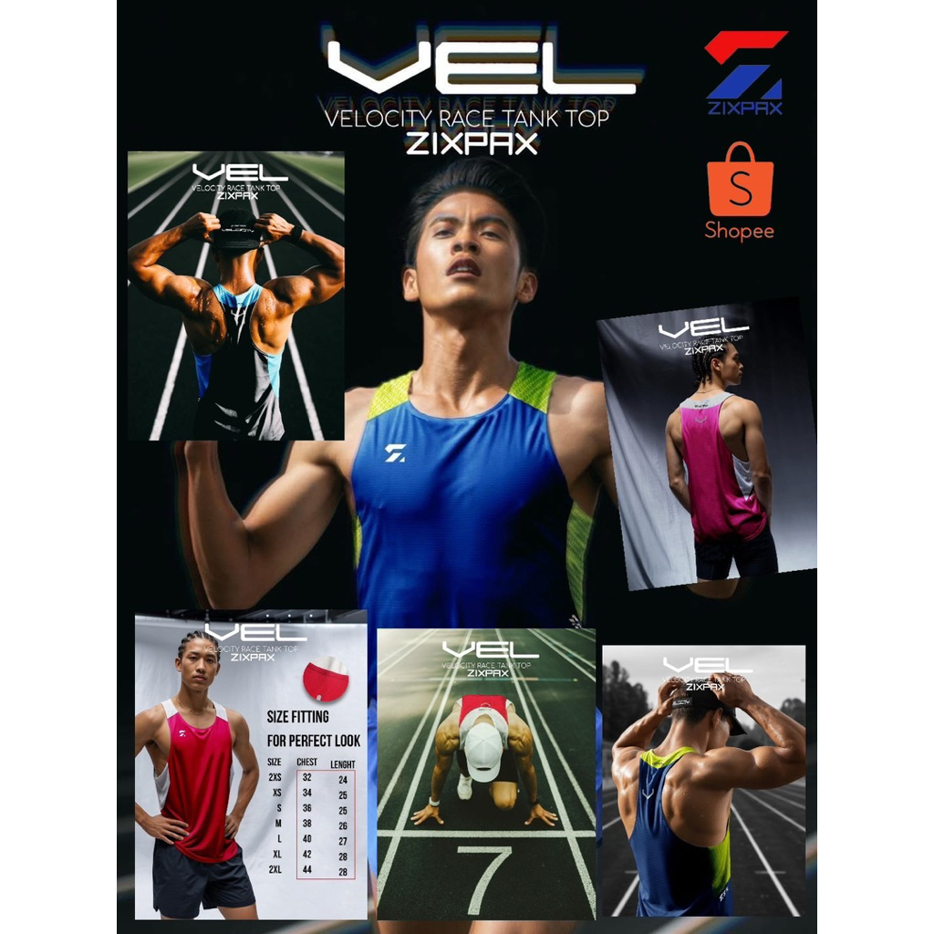 VEL RACE TANK TOP: #เสื้อกล้ามวิ่ง #ZIXPAX