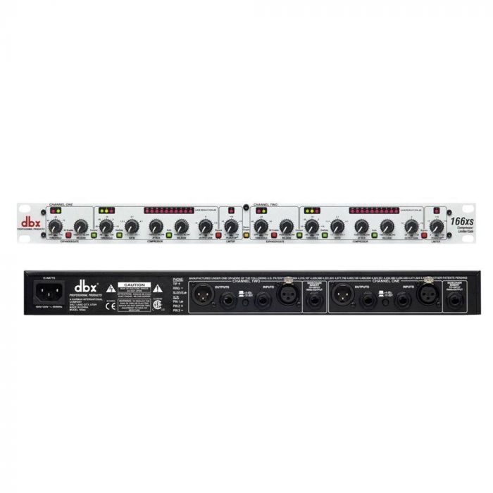 dbx 166 xs compressor limiter gate อุปกรณ์ควบคุมสัญญาณเสียง ตัวคุมสัญญาณ เครื่องเสียงมืออาชีพ