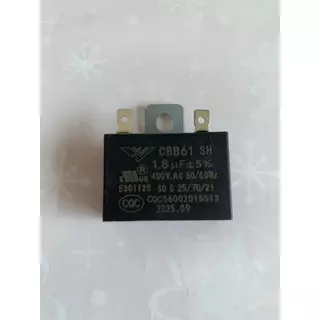 คาปาซิเตอร์พัดลม CBB61 ทนแรงดันสูง 400-450V ใช้งานปลอดภัย