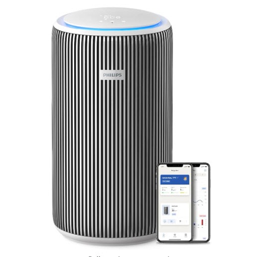Philips Air Purifier 3200 Series, HEPA NanoProtect + Active Carbon Filter, CADR 520m³/h for 135m² Al