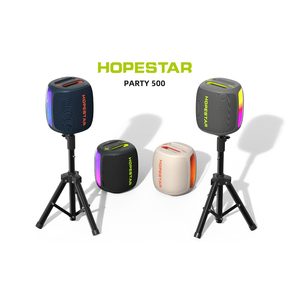 Hopestar PARTY 500 – ลำโพงบลูทูธปาร์ตี้ 100W พร้อมไมค์คู่ไร้สาย ของแท้ประกันศูนย์ไทย 1ปี