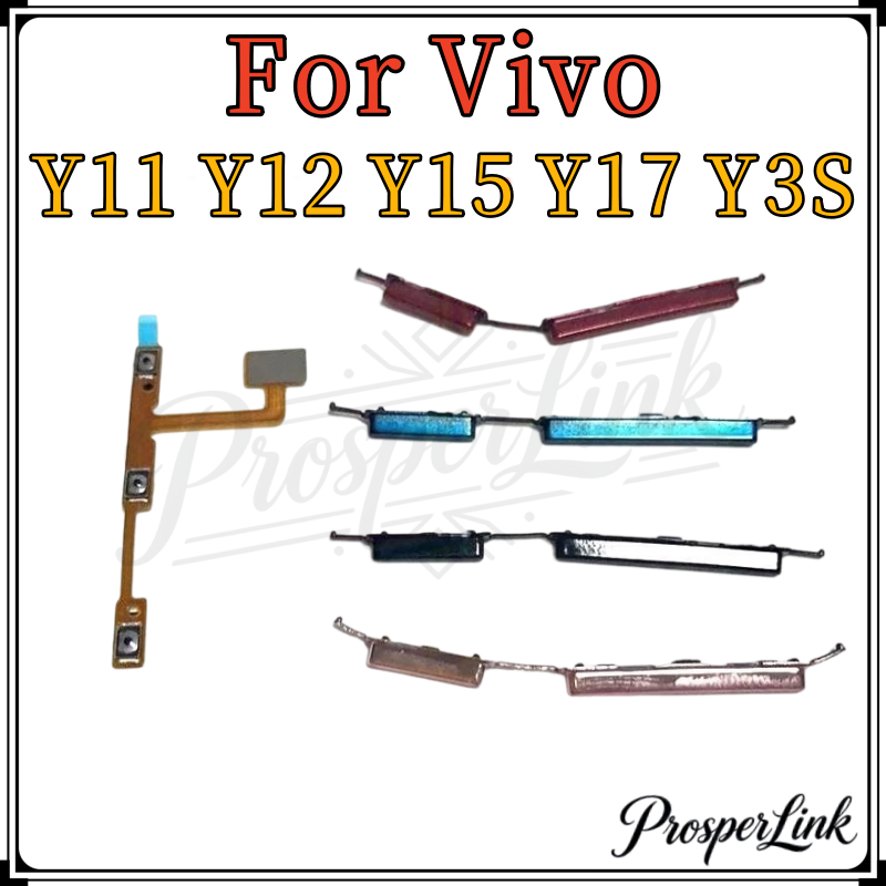 แพรปุ่มสวิตปิดเปิด ปุ่มเปิดปิดนอก ปุ่มเพิ่มเสียงนอก แพรเพิ่มเสียง สําหรับ vivo Y11 Y12 Y15 Y17 Y3S