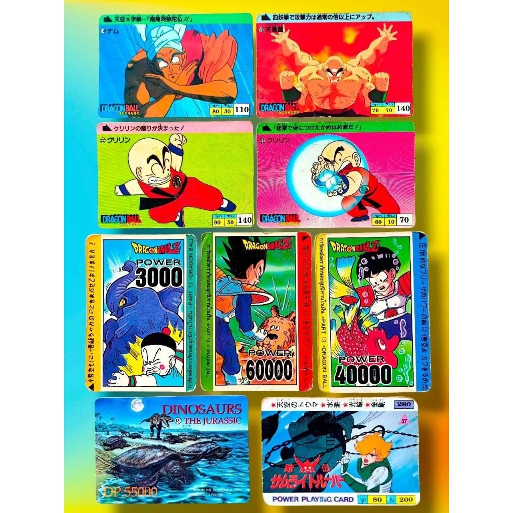 💥การ์ดโอเดนย่าและการ์ดไทยอื่นๆ💥 เป็นการ์ดพลังที่แถมมากับขนม #งานไทยรุ่นเก่า #ยุค 90's #สภาพ 40% - 60