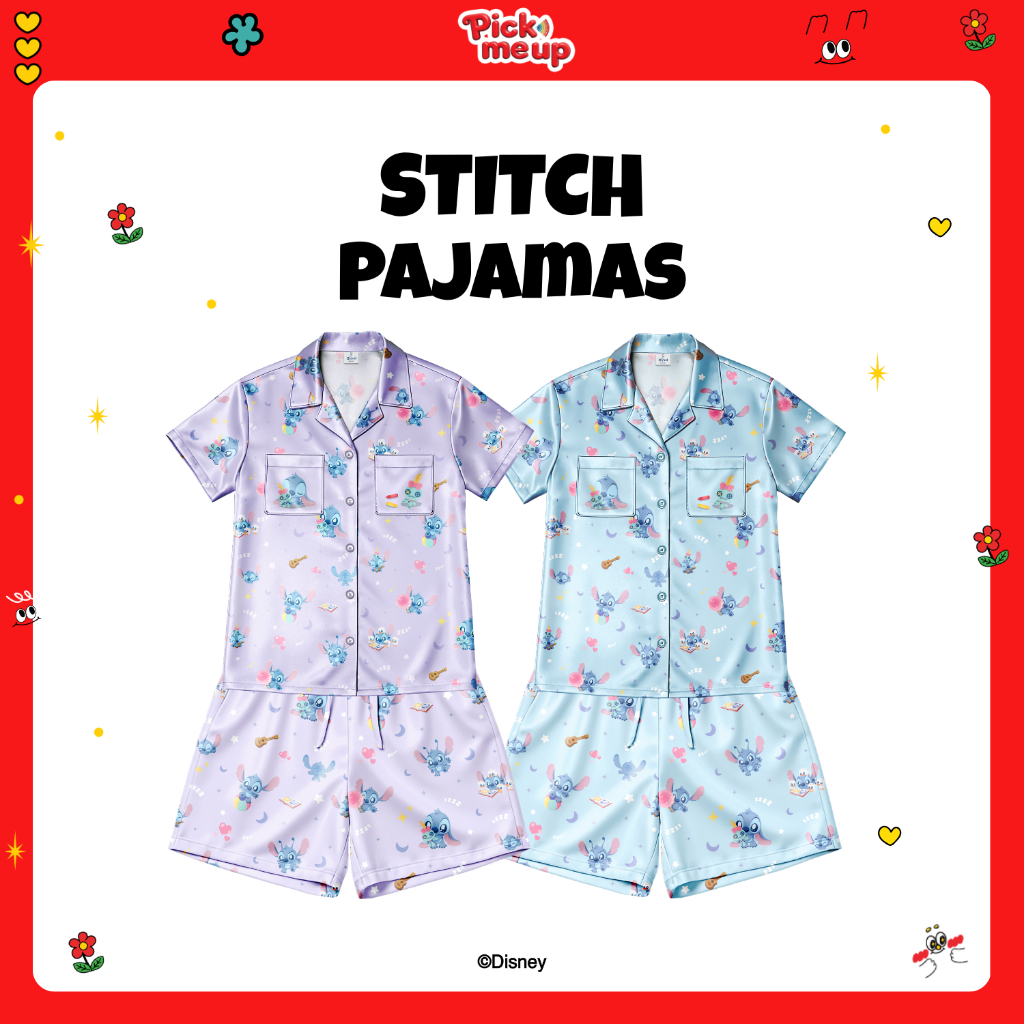 Pick Me Up ชุดนอนพิมพ์ลาย STITCH ลิขสิทธิ์ Disney