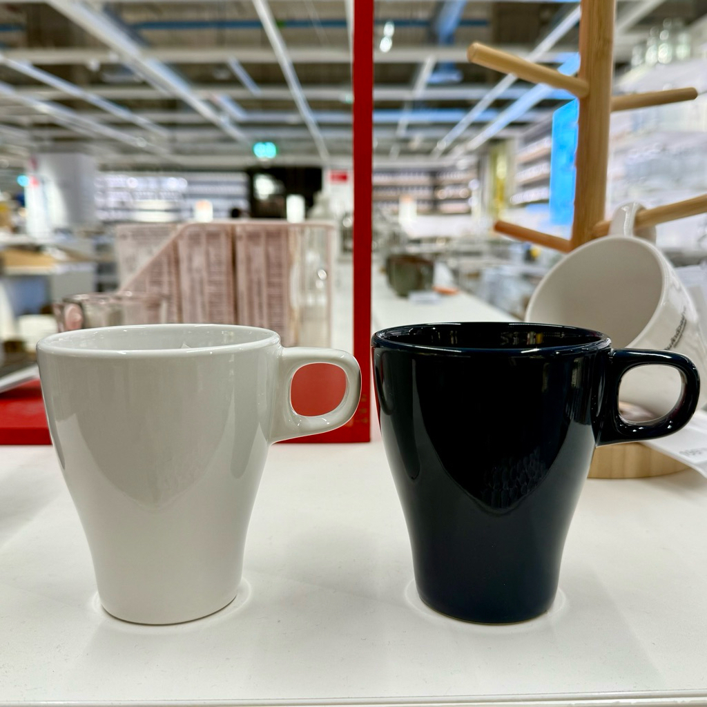[IKEAแท้] แก้วเซรามิค แก้วมัค, เทอร์ควอยซ์เข้ม, 25 ซล. ikea พร้อมส่ง
