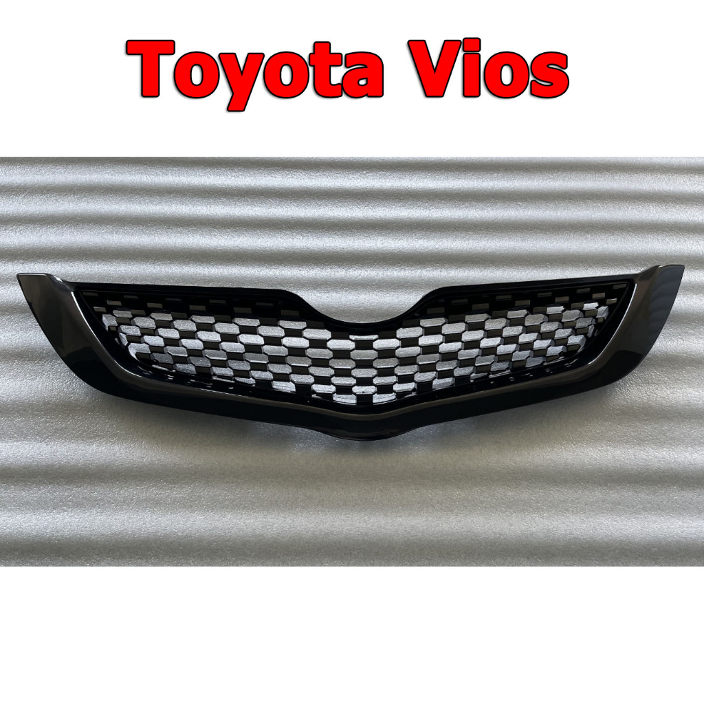 2007-2012กระจังหน้ารถ Toyota Vios 🚗 สวยงาม✨ สำหรับปี 2007-2012 (รุ่น Belta) หน้ากากวอล์ค แต่งหน้ารถทรงสปอร์ต