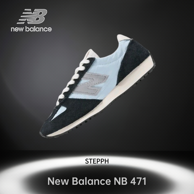 ของแท้ 100%-New Balance NB 471 black-blue Low Sneakers  U471AB