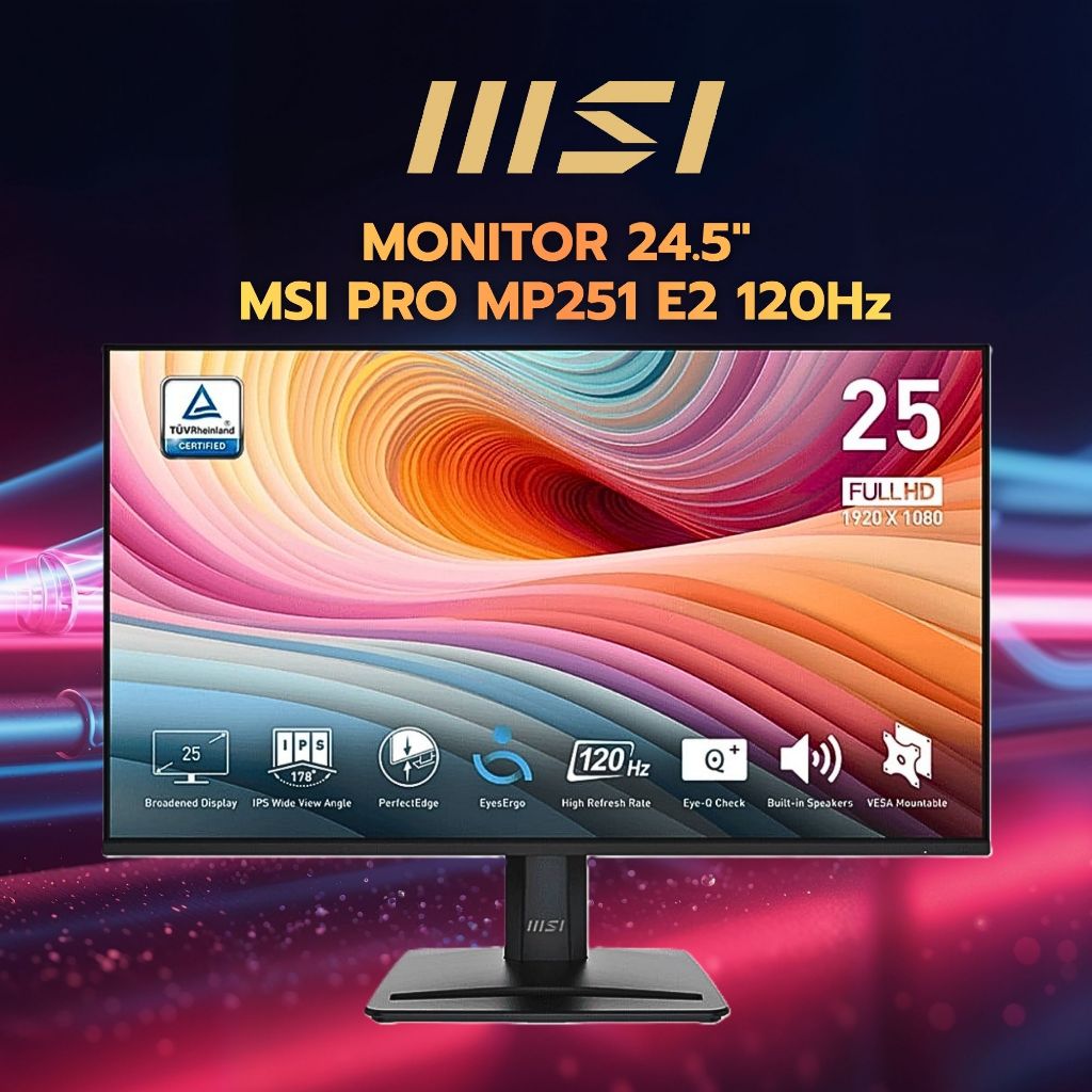 MSI LCD Monitor PRO MP251 E2 - 24.5"/IPS/120Hz