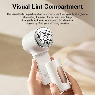 Xiaomi Electric Lint Remover 2 เครื่องกำจัดขนลูกกอล์ฟไฟฟ้า ที่ชาร์จได้ พร้อมแปรงขนาดเล็กด้านใน