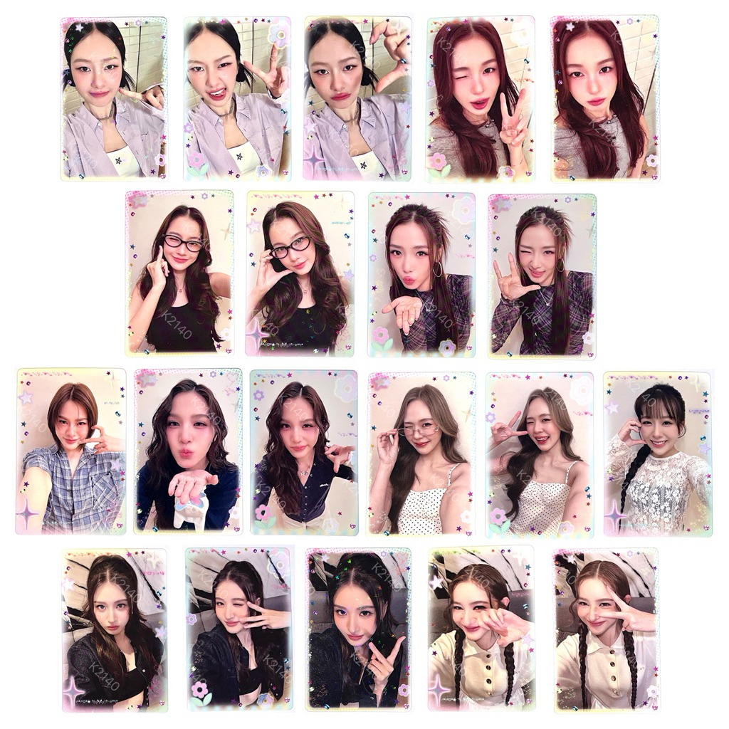 การ์ด GMMTV POPUP STORE OSAKA (มิลค์ เลิฟ น้ำตาล ฟิล์ม เอมี่ บอนนี่ วิว มิ้ม จูน มิวนิค)