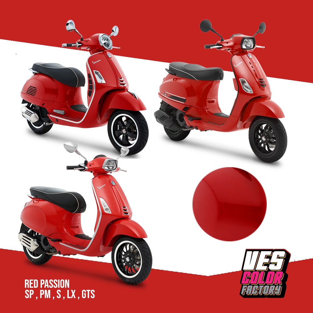 สีแต้มเวสป้า Vespa 2K ทุกรุ่นทุกสี ขวดใหญ่ แบ่งขายจากอู่สีเวสป้าโดยเฉพาะ ปริมาณสุดคุ้ม 40ML - รูปที่ 4