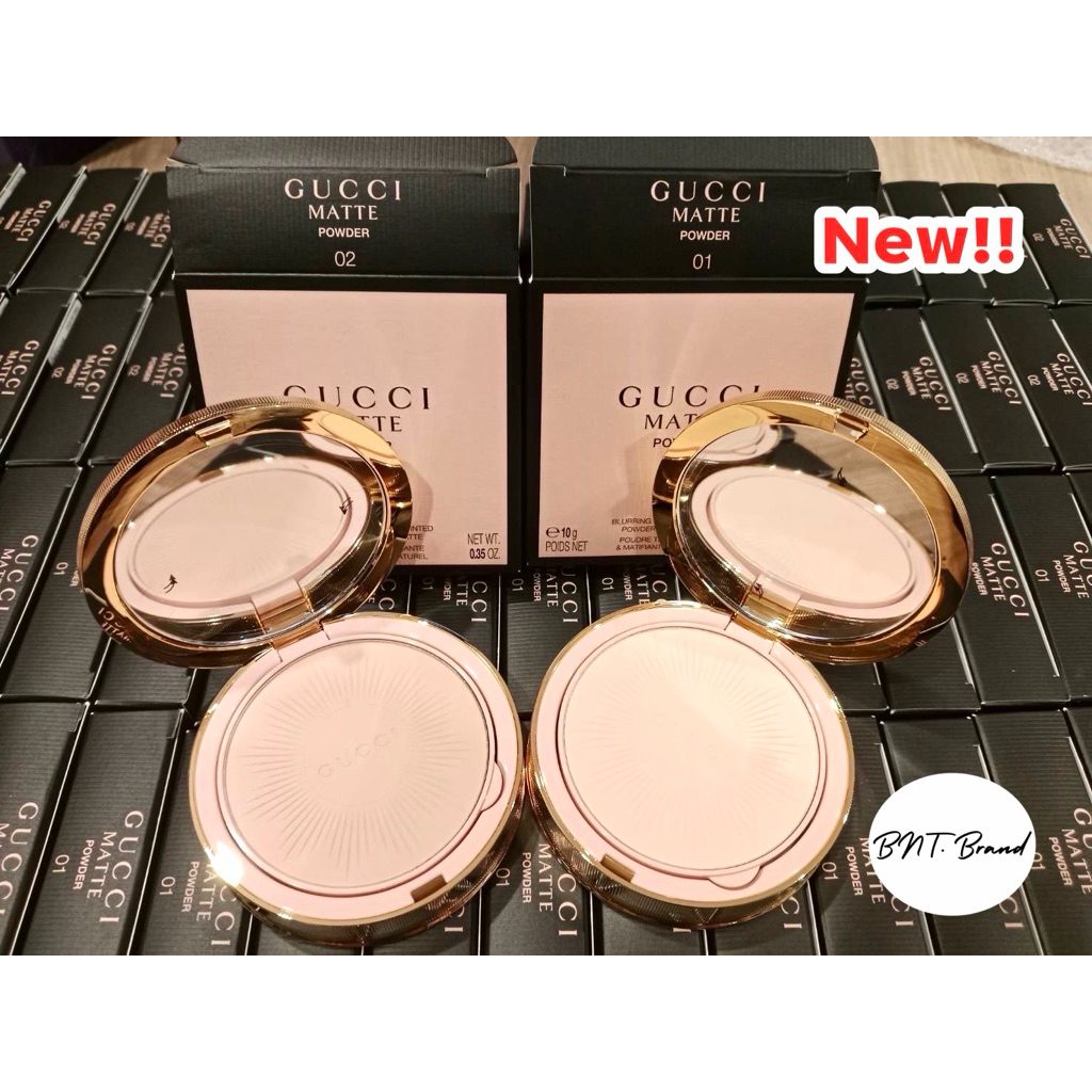 💥NEW‼️ รุ่นใหม่ Gucci Poudre De Beauté Mat Naturel Face Powder (แท้ 💯 ป้ายคิง/ป้ายห้าง)