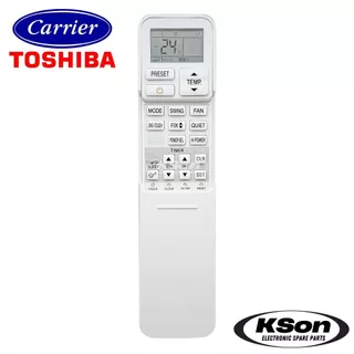 รีโมทแอร์ แคเรียร์ โตชิบา Carrier Toshiba Aircon Remote Control รุ่น TA06NE ใช้กับ RAS Series 42TVU